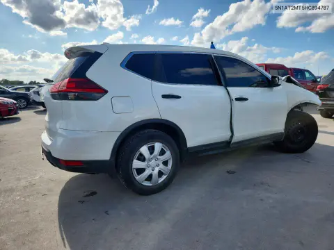 2017 Nissan Rogue S VIN 5N1AT2MT5HC894787 фото 3