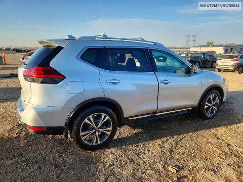 2017 Nissan Rogue Sl VIN 5N1AT2MT6HC755834 фото 3