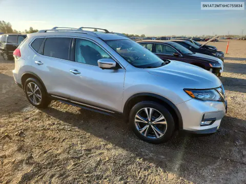 2017 Nissan Rogue Sl VIN 5N1AT2MT6HC755834 фото 4