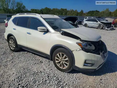 5N1AT2MT6JC798334 — 2018 Nissan Rogue, фото 4 с аукциона Copart, Передняя часть