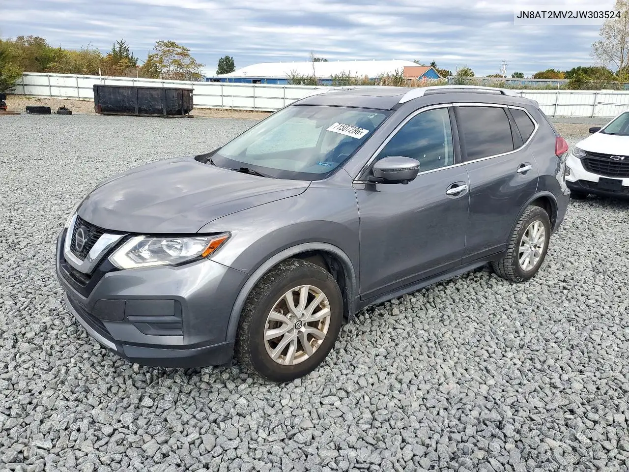 2018 Nissan Rogue Sv VIN JN8AT2MV2JW303524 фото 1