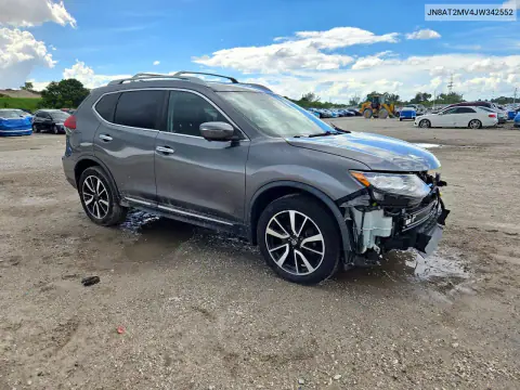 2018 Nissan Rogue Sl VIN JN8AT2MV4JW342552 фото 4