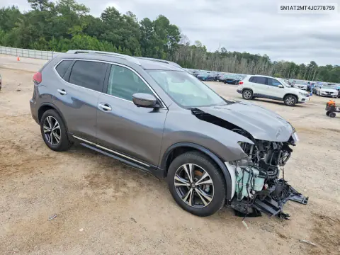 2018 Nissan Rogue Sl VIN 5N1AT2MT4JC778759 фото 4