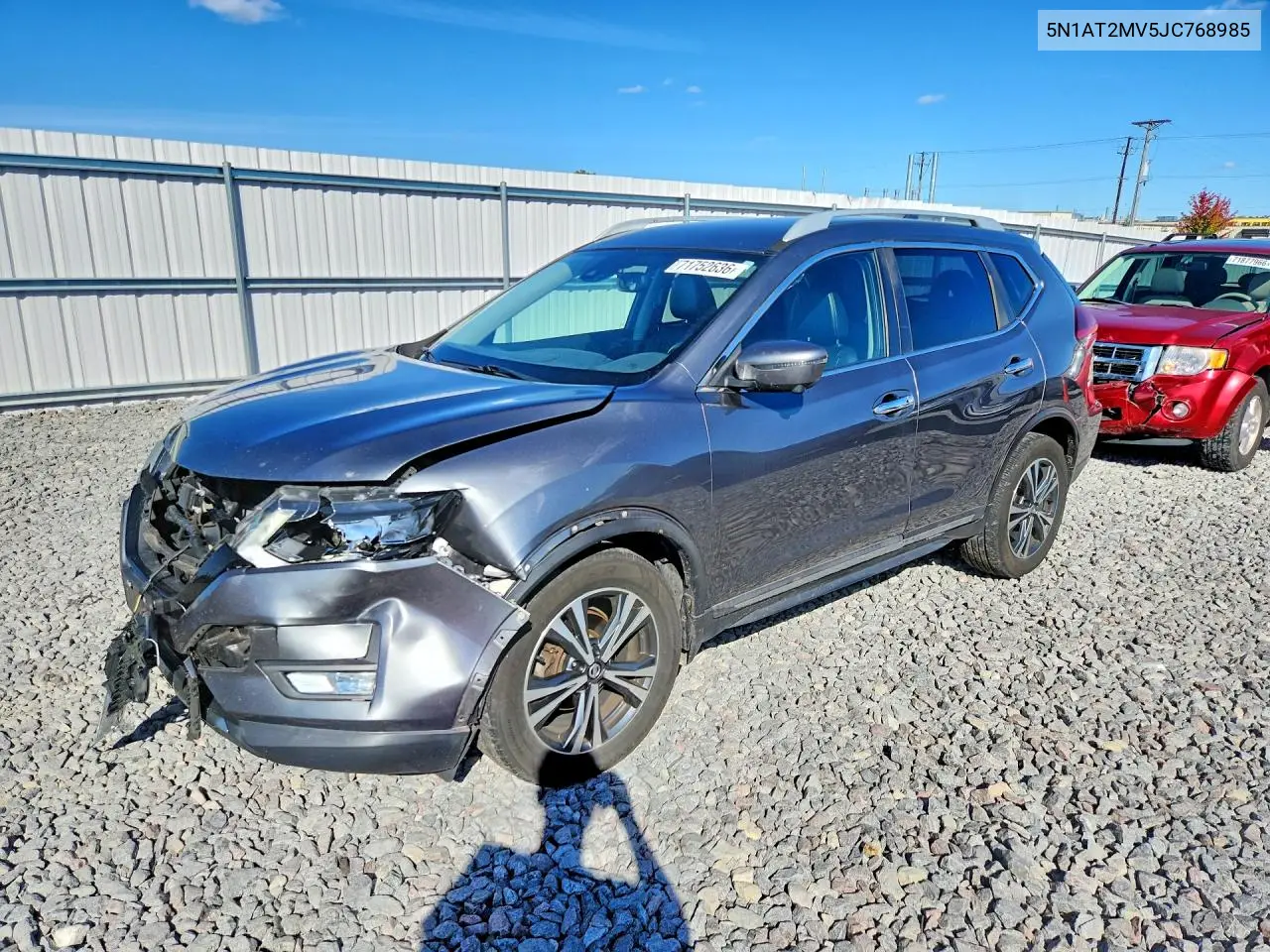 2018 Nissan Rogue Sl VIN 5N1AT2MV5JC768985 фото 1