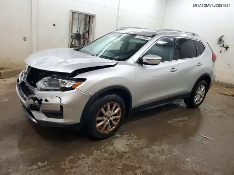 2018 Nissan Rogue Sv VIN 5N1AT2MV4JC851534 фото 1