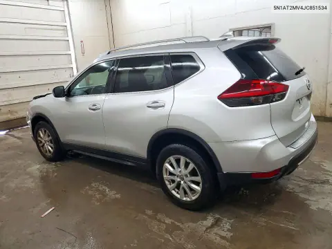 2018 Nissan Rogue Sv VIN 5N1AT2MV4JC851534 фото 2
