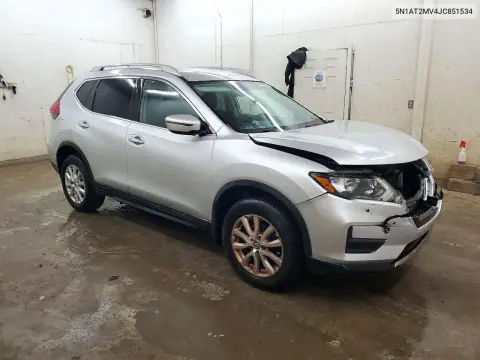 2018 Nissan Rogue Sv VIN 5N1AT2MV4JC851534 фото 4