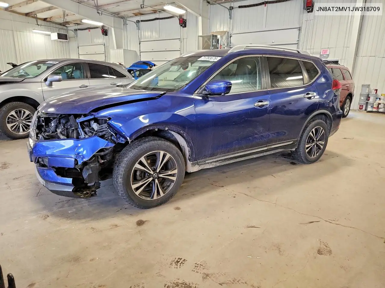 2018 Nissan Rogue Sl VIN JN8AT2MV1JW318709 фото 1