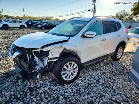 KNMAT2MV4JP502015 — 2018 Nissan Rogue, Передняя часть, фото до ремонта