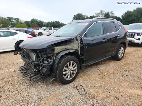 2018 Nissan Rogue Sv VIN 5N1AT2MV7JC790289 фото 1