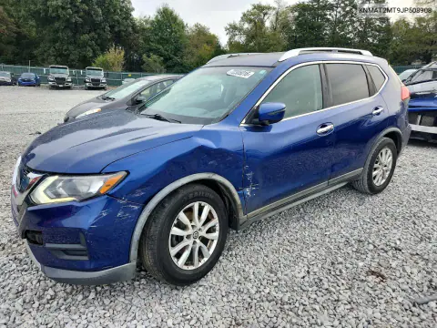 KNMAT2MT9JP508908 — 2018 Nissan Rogue, Передняя часть, фото до ремонта