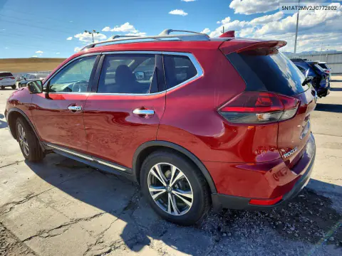 2018 Nissan Rogue Sl VIN 5N1AT2MV2JC772802 фото 2