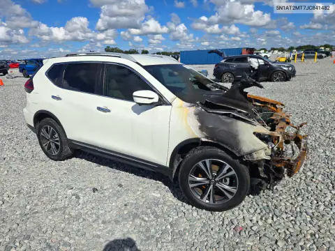 5N1AT2MT7JC841482 — 2018 Nissan Rogue, фото 4 с аукциона Copart, Передняя часть