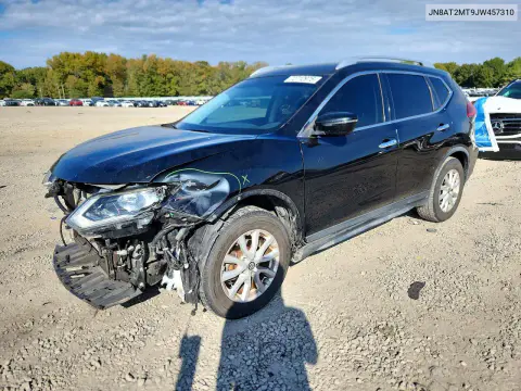 JN8AT2MT9JW457310 — 2018 Nissan Rogue, Передняя часть, фото до ремонта