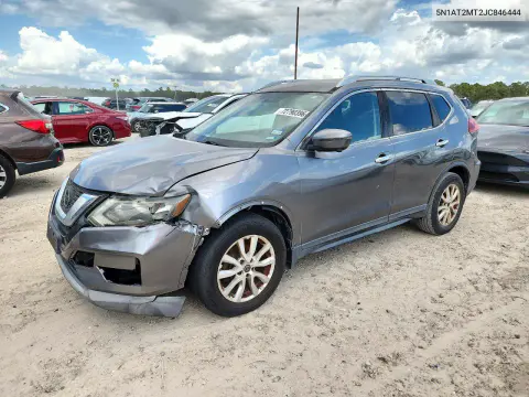 5N1AT2MT2JC846444 — 2018 Nissan Rogue, Передняя часть, фото до ремонта