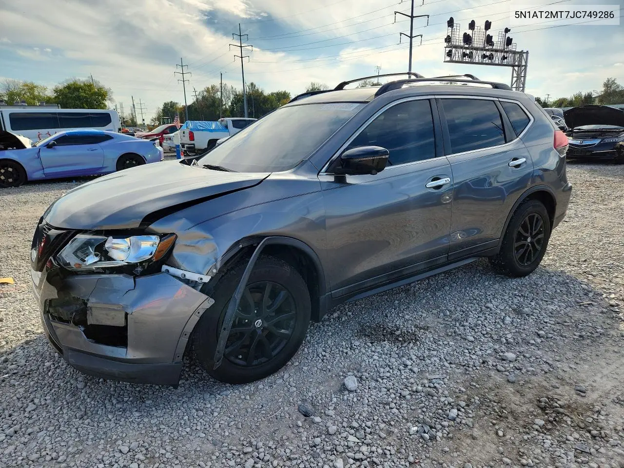 2018 Nissan Rogue Sv VIN 5N1AT2MT7JC749286 фото 1