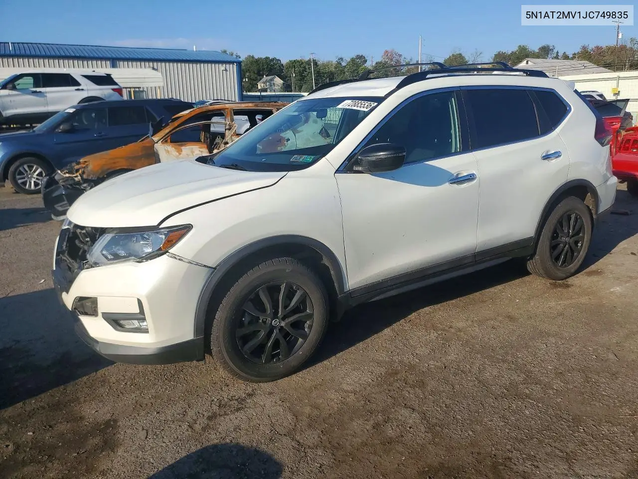 2018 Nissan Rogue Sv VIN 5N1AT2MV1JC749835 фото 1