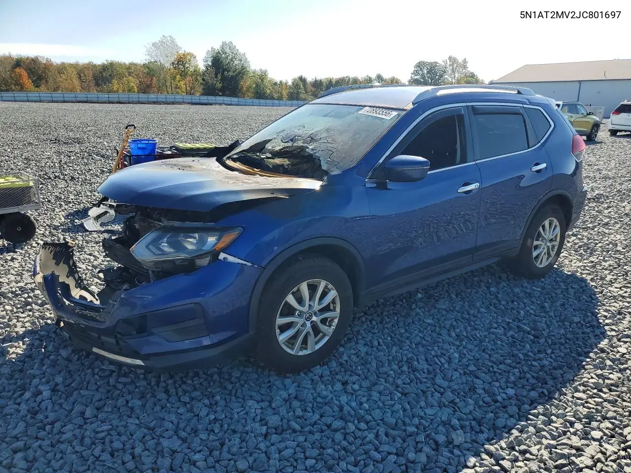 2018 Nissan Rogue Sv VIN 5N1AT2MV2JC801697 фото 1