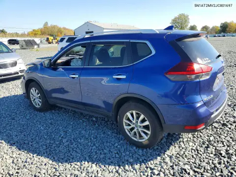 2018 Nissan Rogue Sv VIN 5N1AT2MV2JC801697 фото 2