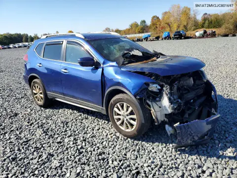 2018 Nissan Rogue Sv VIN 5N1AT2MV2JC801697 фото 4