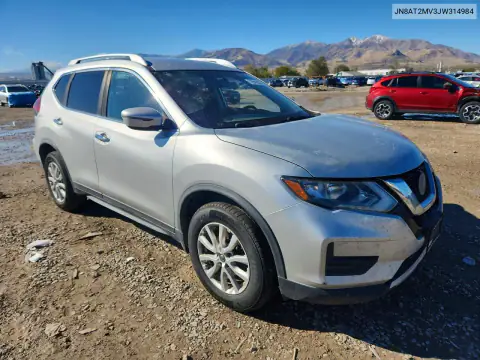 JN8AT2MV3JW314984 — 2018 Nissan Rogue, фото 4 с аукциона Copart 20.10.2026, Задняя часть