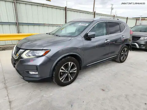 JN8AT2MT2JW464650 — 2018 Nissan Rogue, Задняя часть, фото до ремонта
