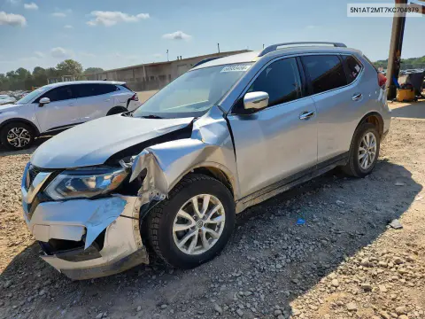 5N1AT2MT7KC704379 — 2019 Nissan Rogue, Передняя часть, фото до ремонта