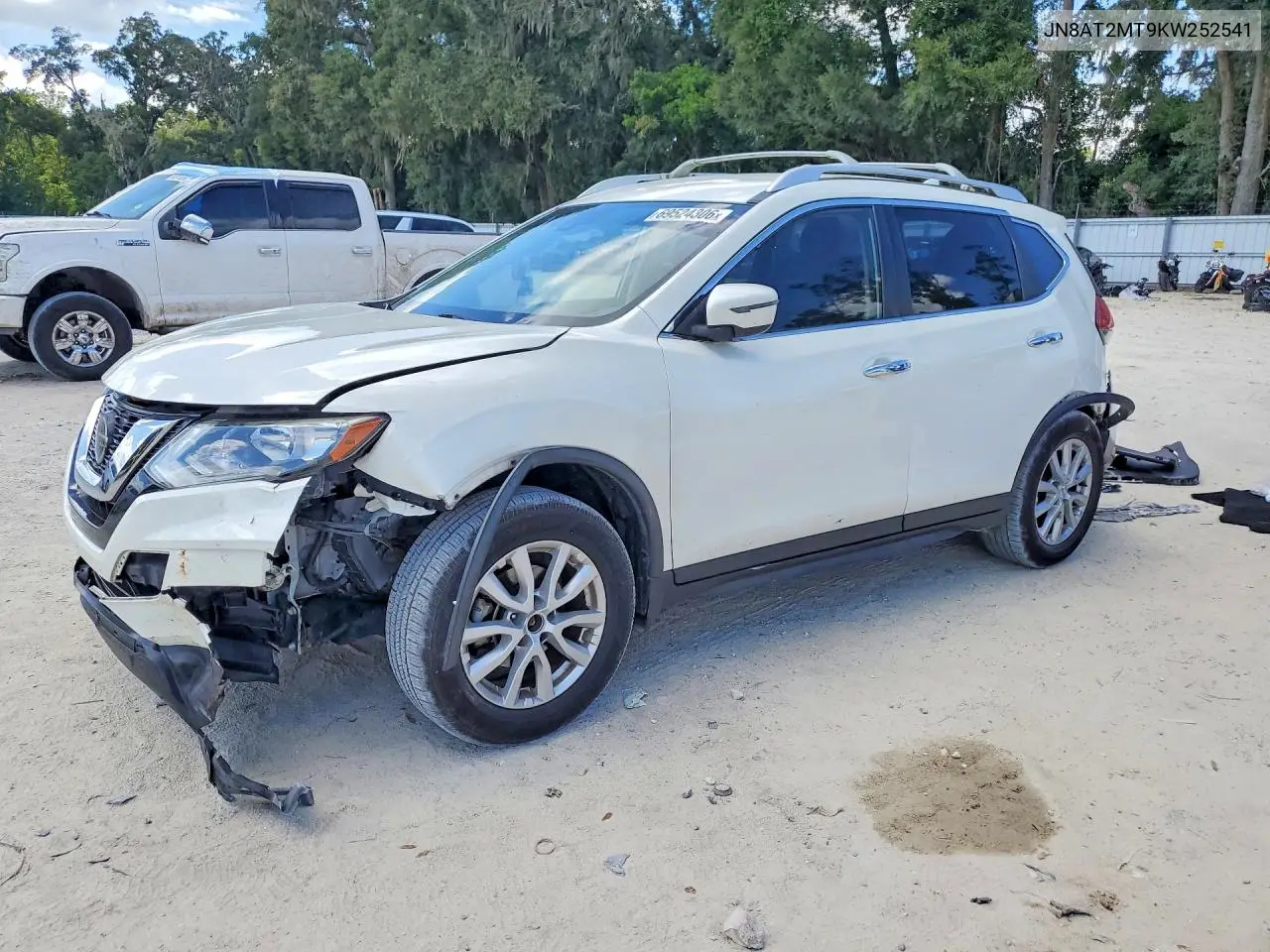 2019 Nissan Rogue Sv VIN JN8AT2MT9KW252541 фото 1