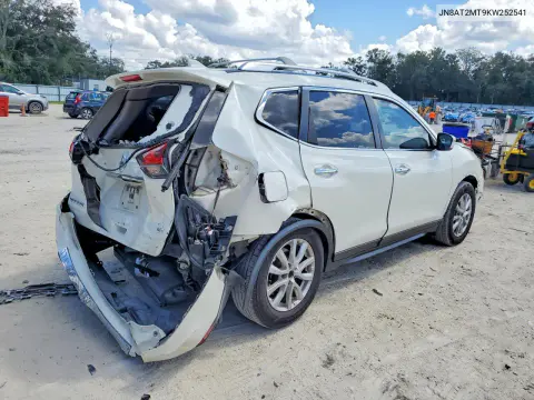 2019 Nissan Rogue Sv VIN JN8AT2MT9KW252541 фото 3