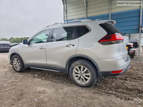 2019 Nissan Rogue Sv VIN KNMAT2MT4KP549769 фото 2