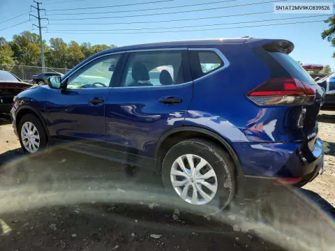 2019 Nissan Rogue S VIN 5N1AT2MV9KC839526 фото 2