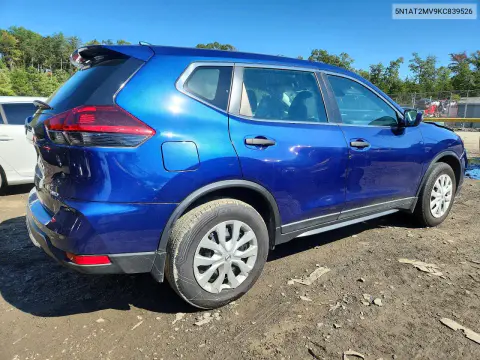 2019 Nissan Rogue S VIN 5N1AT2MV9KC839526 фото 3