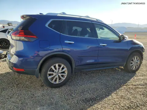 2019 Nissan Rogue Sv VIN JN8AT2MT7KW504920 фото 3