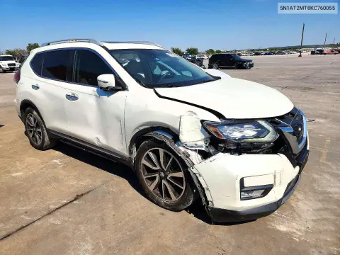 2019 Nissan Rogue Sl VIN 5N1AT2MT8KC760055 фото 4