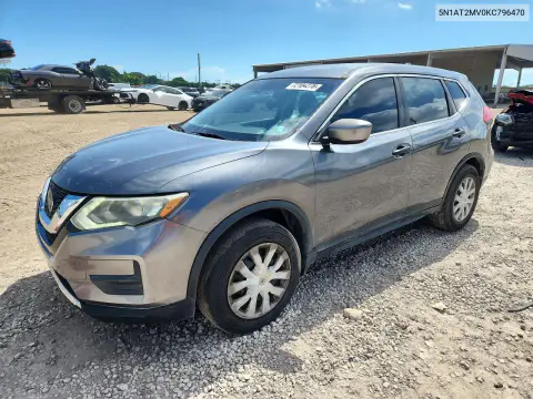 5N1AT2MV0KC796470 — 2019 Nissan Rogue, Сторона, фото до ремонта