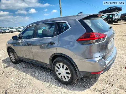 2019 Nissan Rogue S VIN 5N1AT2MV0KC796470 фото 2