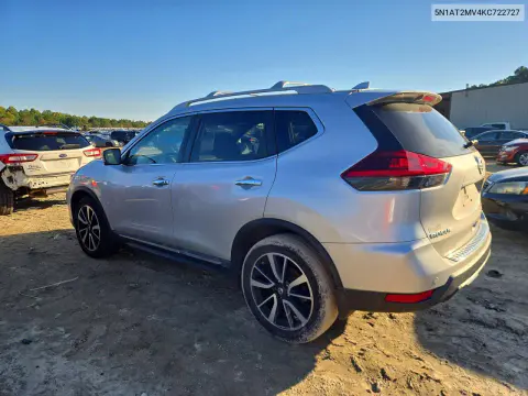 2019 Nissan Rogue Sl VIN 5N1AT2MV4KC722727 фото 2