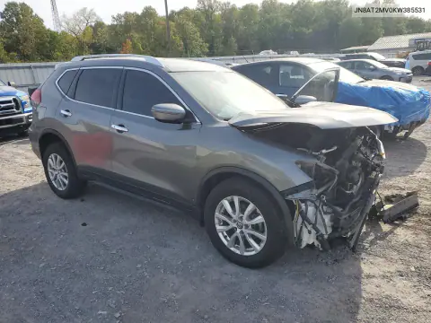 2019 Nissan Rogue Sv VIN JN8AT2MV0KW385531 фото 4