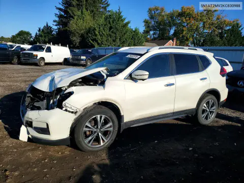 5N1AT2MV2KC830988 — 2019 Nissan Rogue, Передняя часть, фото до ремонта