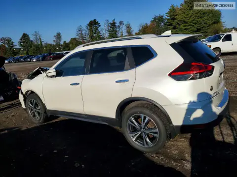 2019 Nissan Rogue Sv VIN 5N1AT2MV2KC830988 фото 2