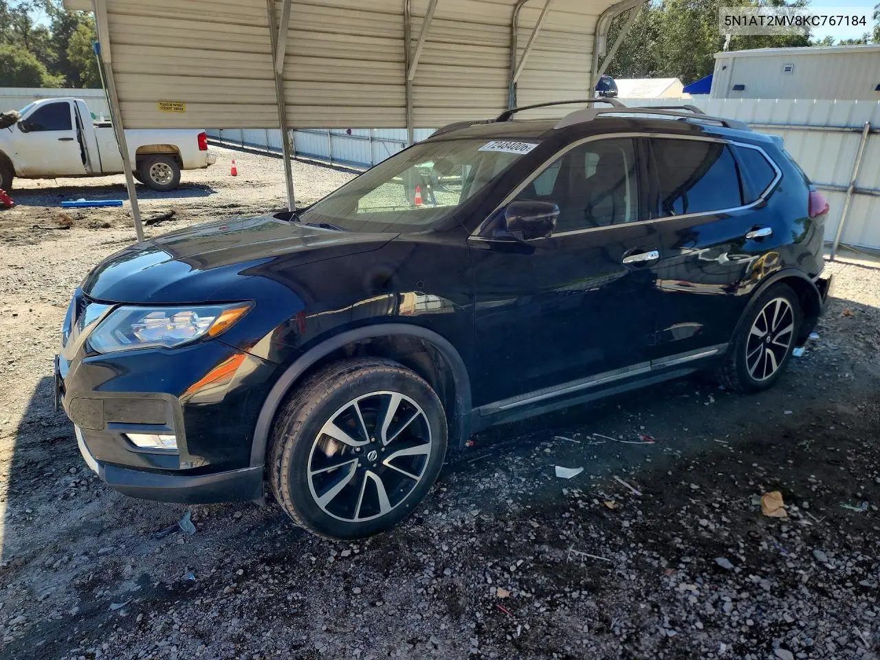 2019 Nissan Rogue VIN 5N1AT2MV8KC767184 фото 1