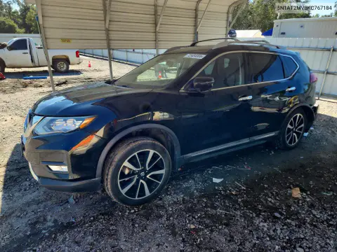 5N1AT2MV8KC767184 — 2019 Nissan Rogue, Задняя часть, фото до ремонта