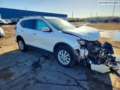 2019 Nissan Rogue S VIN 5N1AT2MV1KC720689 фото 4
