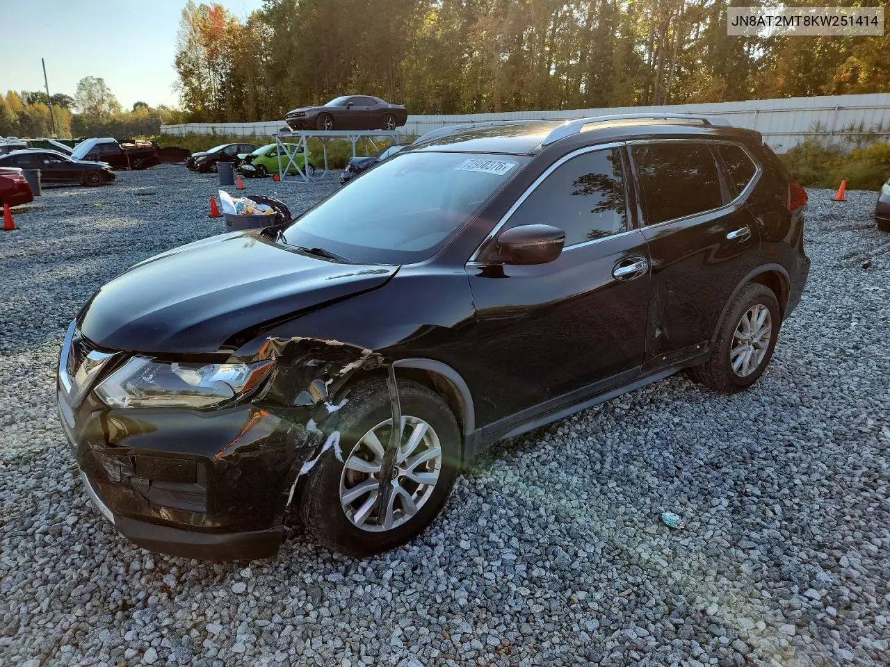 2019 Nissan Rogue Sv VIN JN8AT2MT8KW251414 фото 1