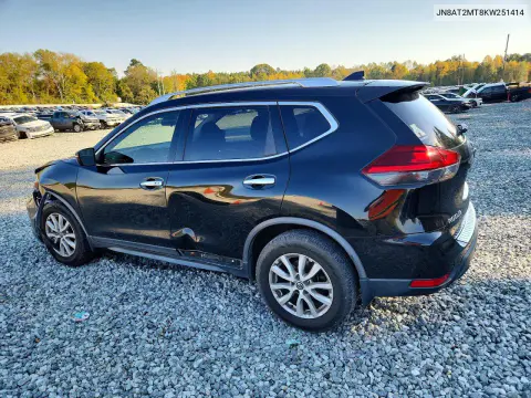 2019 Nissan Rogue Sv VIN JN8AT2MT8KW251414 фото 2