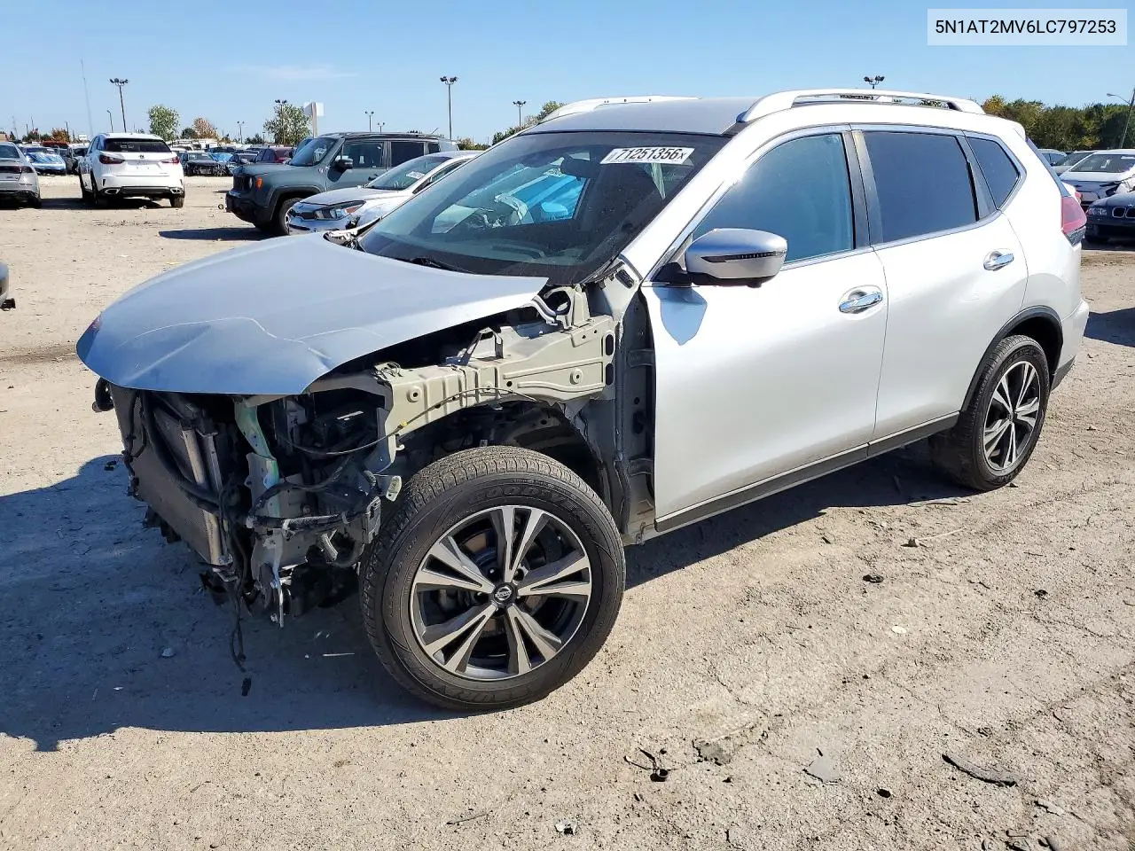 2020 Nissan Rogue Sv VIN 5N1AT2MV6LC797253 фото 1