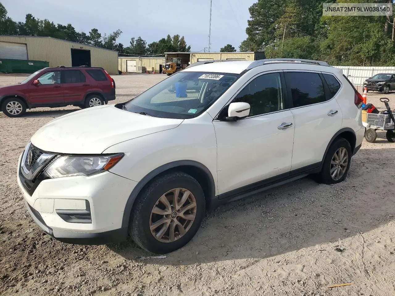 2020 Nissan Rogue Sv VIN JN8AT2MT9LW038540 фото 1