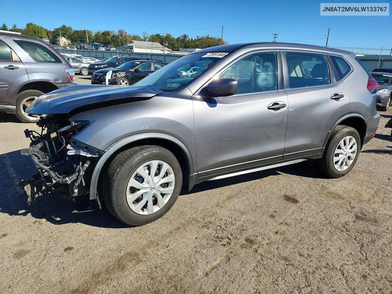 2020 Nissan Rogue S VIN JN8AT2MV6LW133767 фото 1