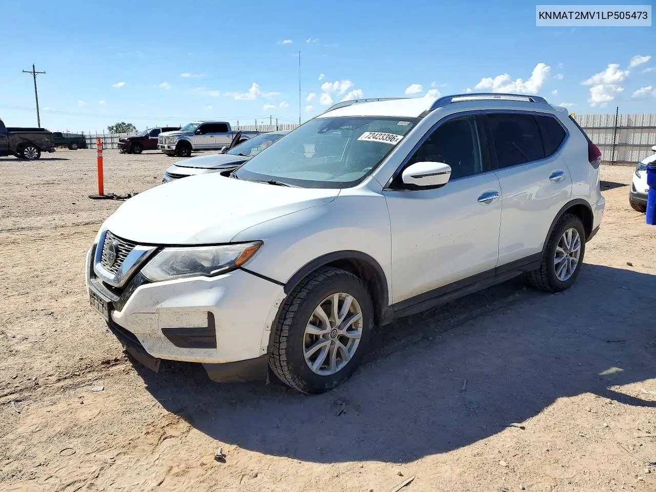 2020 Nissan Rogue Sv VIN KNMAT2MV1LP505473 фото 1