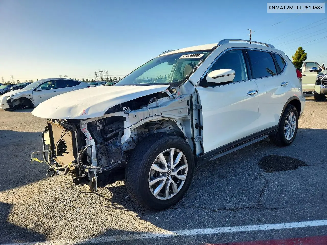2020 Nissan Rogue Sv VIN KNMAT2MT0LP519587 фото 1